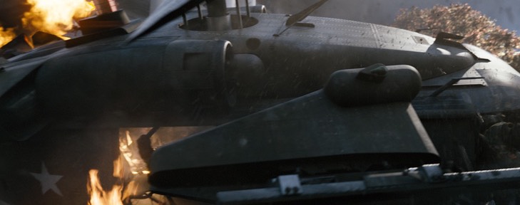 White House Down Blackhawk Close Up